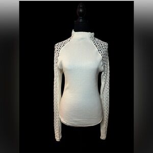 Free People Clemente Top (NWT; White; XL)